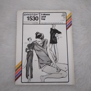 STRETCH & SEW 1530 Bust 28-44 T-Dress and Top